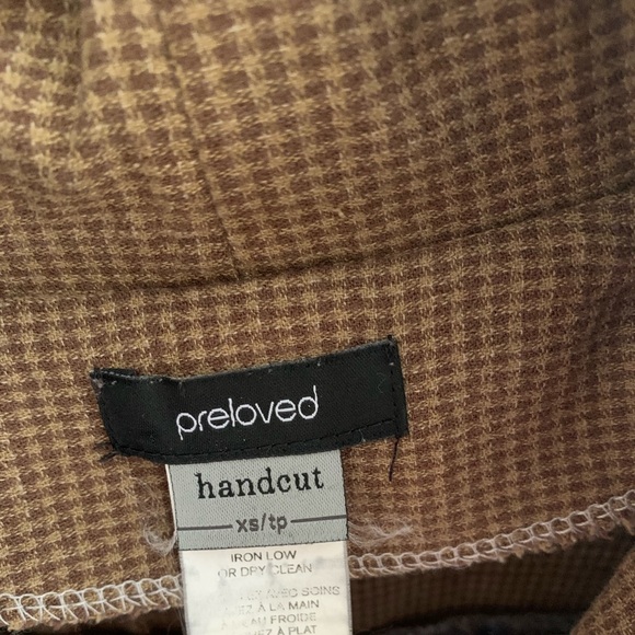 🇨🇦Upcycled Plaid Flannel cowl-neck tunic dress - Picture 4 of 12